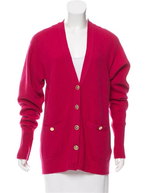 cashmere chanel long sweater|Chanel flannel cardigan.